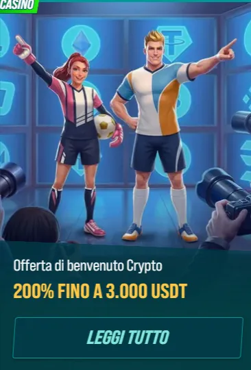 Golisimo casino bonus benvenuto crypto usdt
